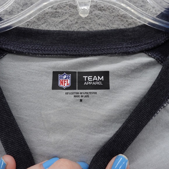 New England Patriots T Shirt NFL Team Apparel‎ Since 1960 Red Gray Blue Mens M - Picture 6 of 14